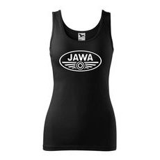 DÁMSKÉ TÍLKO S MOTIVEM JAWA - ČERNÉ