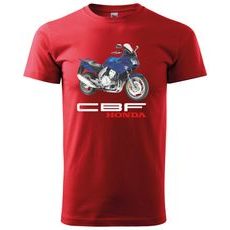 PÁNSKÉ TRIKO S MOTIVEM HONDA CBF - ČERVENÉ