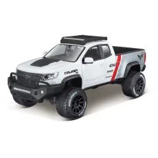 MAISTO - DESIGN OFF -ROAD SERIES - 2017 CHEVROLET COLORADO ZR2, BÍLÁ, FALKEN, 1:27