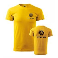 PÁNSKÉ TRIKO S MOTIVEM YAMAHA FZ8 - ŽLUTÉ