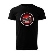 PÁNSKÉ TRIKO S MOTIVEM HONDA HORNET 4 - ČERNÉ