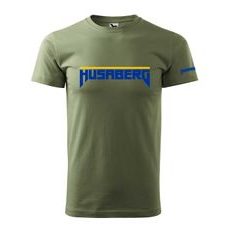 PÁNSKÉ TRIKO S MOTIVEM HUSABERG 3 - KHAKI