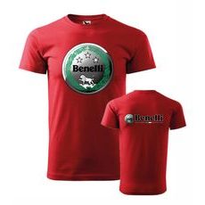 PÁNSKÉ TRIKO S MOTIVEM BENELLI - ČERVENÉ