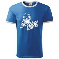 PÁNSKÉ TRIKO S MOTIVEM YAMAHA SUPERTENERE RIDE FOR LIFE - MODRÉ