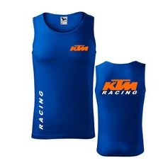 PÁNSKÉ TÍLKO S MOTIVEM KTM RACING 2 - KRÁLOVSKY MODRÉ