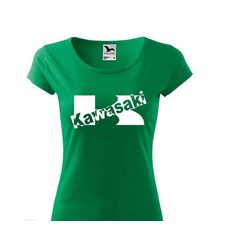 DÁMSKÉ TRIKO S MOTIVEM KAWASAKI 3 - ZELENÉ