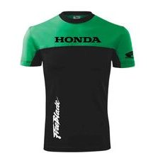 PÁNSKÉ TRIKO S MOTIVEM HONDA FIREBLADE ČERNÁ/ZELENÁ