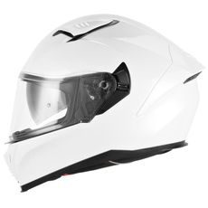 PŘILBA NA MOTORKU NOX N402 BÍLÁ LESKLÁ
