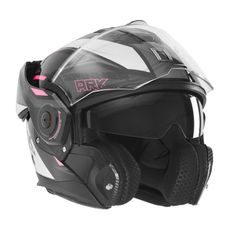 PŘEKLOPNÁ HELMA NA MOTORKU NOX PREMIUM SPINNER ARK RŮŽOVÁ
