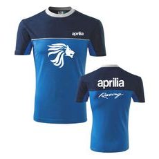 PÁNSKÉ TRIKO S MOTIVEM APRILIA 1 - MODRÉ