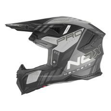 MOTOKROSOVÁ HELMA NOX N634 STORM ŠEDÁ
