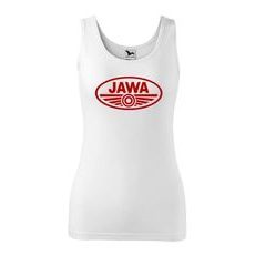 DÁMSKÉ TÍLKO S MOTIVEM JAWA 1 - BÍLÉ