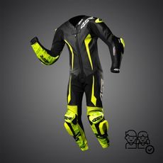 DĚTSKÁ KOMBINÉZA 4SR RACING JUNIOR YELLOW AR