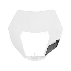 HEADLIGHT MASK POLISPORT 8673100001 BÍLÁ