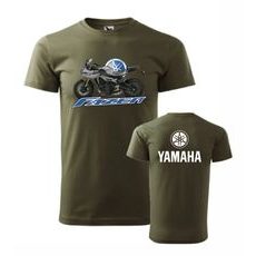 PÁNSKÉ TRIKO S MOTIVEM YAMAHA FAZER 2 - KHAKI