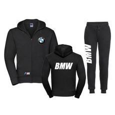 TEPLÁKOVÁ SOUPRAVA S MOTIVEM BMW - ČERNÁ