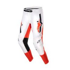 MX KALHOTY SUPERTECH WARD, ALPINESTARS (BÍLÁ/ORANŽOVÁ) 2024