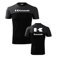 PÁNSKÉ TRIKO S MOTIVEM KAWASAKI 1 - ŠEDO/ČERNÉ