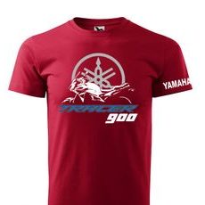 PÁNSKÉ TRIKO S MOTIVEM YAMAHA TRACER 900 - ČERVENÁ