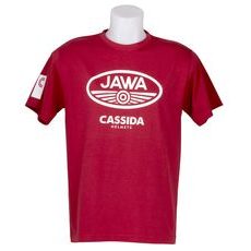 Pánské triko s motivem Jawa edice CASSIDA Červené