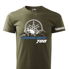 PÁNSKÉ TRIKO S MOTIVEM YAMAHA TRACER 700 - KHAKI