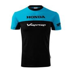 PÁNSKÉ TRIKO S MOTIVEM HONDA VARADERO - TYRKYSOVÉ/ČERNÉ