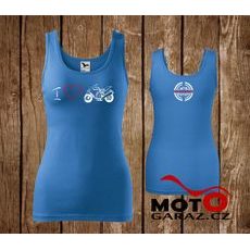DÁMSKÉ TÍLKO MOTOGARÁŽ LIMITED EDITION SUPERSPORT - MODRÉ