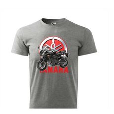 PÁNSKÉ TRIKO S MOTIVEM YAMAHA FAZER 1 - ŠEDÁ