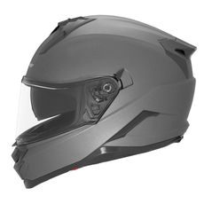 PŘILBA NA MOTORKU NOX N304S TITANOVÁ MATNÁ
