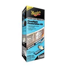 MEGUIARS TWO STEP HEADLIGHT RESTORATION KIT - DVOUKROKOVÁ SADA NA OŽIVENÍ SVĚTEL