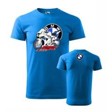 PÁNSKÉ TRIKO S MOTIVEM BMW S 1000 RR - MODRÁ