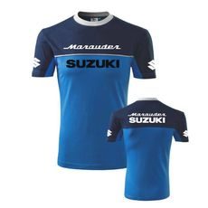 PÁNSKÉ TRIKO S MOTIVEM SUZUKI MARAUDER - MODRÁ