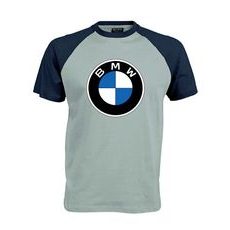 PÁNSKÉ TRIKO S MOTIVEM BMW 1 - TMAVĚ MODRÁ/SVĚLTE MODRÁ
