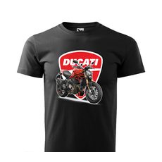 PÁNSKÉ TRIKO S MOTIVEM DUCATI 797 MONSTER - ČERNÉ