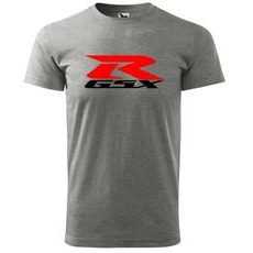 PÁNSKÉ TRIKO S MOTIVEM SUZUKI GSXR 2 - ŠEDÉ