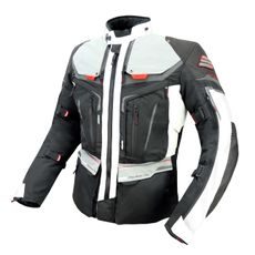 PÁNSKÁ TEXTILNÍ MOTO BUNDA SPARK NEVADA - ŠEDÁ
