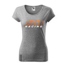 DÁMSKÉ TRIKO S MOTIVEM KTM RACING - ŠEDÉ