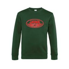 PÁNSKÁ MIKINA S MOTIVEM JAWA - ZELENÁ