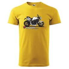 PÁNSKÉ TRIKO S MOTIVEM TRIUMPH STREET TRIPLE - ŽLUTÉ