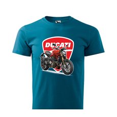 PÁNSKÉ TRIKO S MOTIVEM DUCATI 797 MONSTER - AZUROVÉ