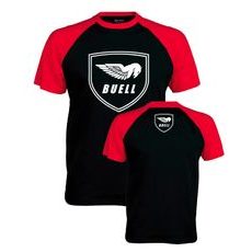 Pánské triko s motivem Buell 1 - Červeno/Černé