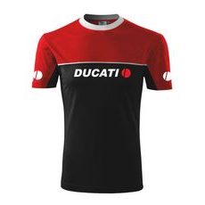 PÁNSKÉ TRIKO S MOTIVEM DUCATI 1 - ČERVENO/ČERNÉ