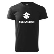 PÁNSKÉ TRIKO S MOTIVEM SUZUKI 2 - ČERNÉ