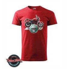 PÁNSKÉ TRIKO S MOTIVEM BENELLI BN251 - ČERVENÉ
