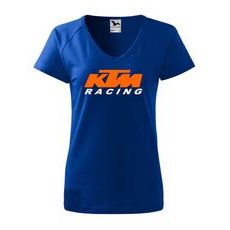 DÁMSKÉ TRIKO S MOTIVEM KTM RACING 1 - KRÁLOVSKY MODRÁ