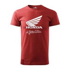 PÁNSKÉ TRIKO S MOTIVEM HONDA AFRICA 2 - ČERVENÁ