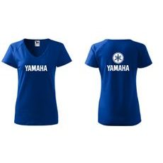 DÁMSKÉ TRIKO S MOTIVEM YAMAHA 2 - KRÁLOVSKY MODRÉ