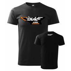 PÁNSKÉ TRIKO S MOTIVEM KTM DUKE 3 - ČERNÉ
