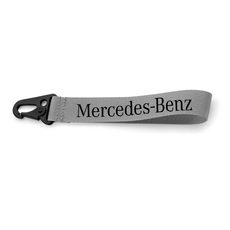 KLÍČENKA S MOTIVEM MERCEDES - ŠEDÁ