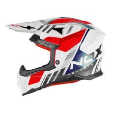 MOTOKROSOVÁ HELMA NOX N634 STORM ČERVENÁ/BÍLÁ